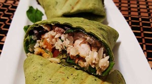 Filete de dorado en wrap de espinaca. (Foto/Suministrada)