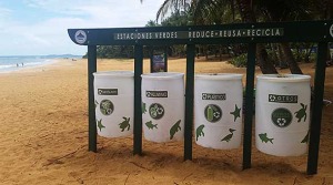 Estaciones de reciclaje de Luquillo. (Foto/suministrada)